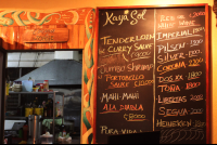 menu board kitchen kayasol 
 - Costa Rica