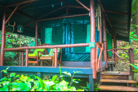        La Leaona Tent Cabin Entrance
  - Costa Rica