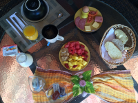        breakfast samara palm lodge 
  - Costa Rica