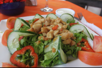 chicken salad restaurant dona sixta sol samara 
 - Costa Rica