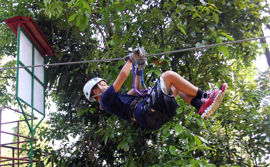 skytrek practice cable 
 - Costa Rica
