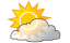 Humid; considerable cloudiness in the morning, then times of clouds and sun in the afternoon