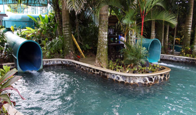 baldi hotsprings slides views 
 - Costa Rica
