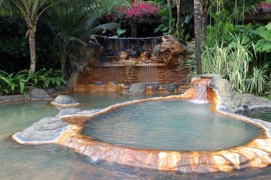 the springs cascading pools at las lagunas 
 - Costa Rica