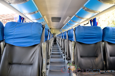 Passenger Coach Front View Seat Rows
 - Costa Rica