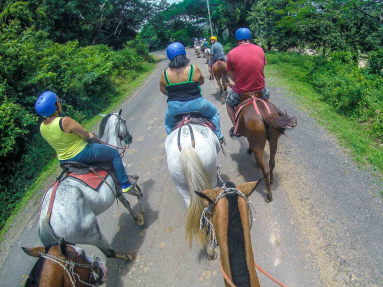 Short Street Stretch To Reach The Dirt Trail Horseback Riding Rincon De La Vieja
 - Costa Rica