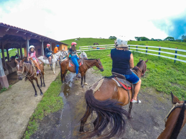 Stable Horseback Ride Western Side Of Rincon De La Vieja Volcano
 - Costa Rica
