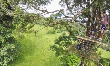 Tree Platform Blue River Zipline
 - Costa Rica
