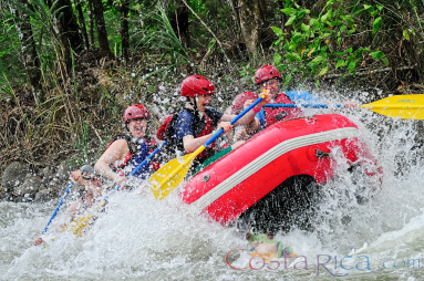 Rafters On The Rapids Of Balsa River Arenal
 - Costa Rica