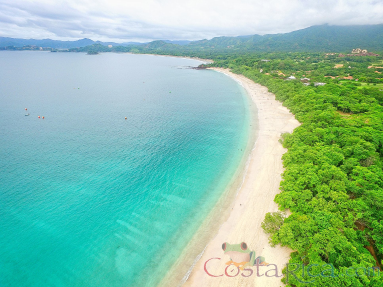 conchal beach northen stretch aerial view
 - Costa Rica