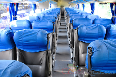 Passenger Coach Seat Row Views
 - Costa Rica