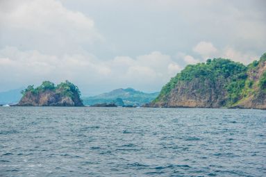 Tamarindo Bay Northern Area View From The Marlin Del Ray Catamaran
 - Costa Rica