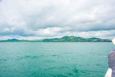 Tamarindo Bay Shoreline View From The Marlin Del Ray Catamaran
 - Costa Rica