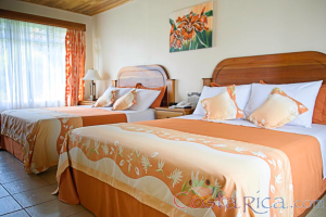 Premium Room Two Double Beds Bedroom View Los Lagos Resort
 - Costa Rica