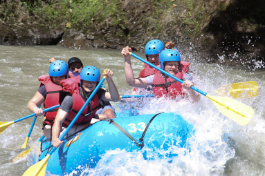 pacuare river splashed 
 - Costa Rica