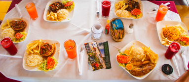 Grande De Orosi Whitewater Rafting Aerial View Of Lunch
 - Costa Rica