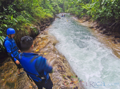 Ready To Jump In The Blue River Rincon De La Vieja
 - Costa Rica