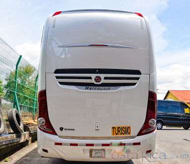 Passenger Coach Back View
 - Costa Rica
