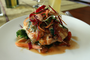 arenal manoa chicken florentine 
 - Costa Rica