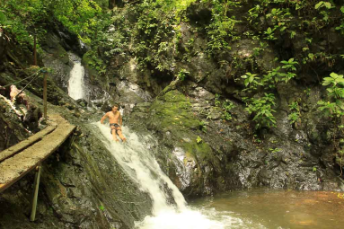 los suenos waterfall slide 
 - Costa Rica